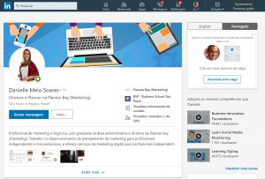 perfil profissional digital no linkedin